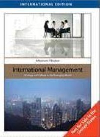 International management: strategy and culture in the merging world