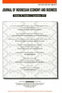 Journal of Indonesian Economy and Business vol.29, no.3, September 2014